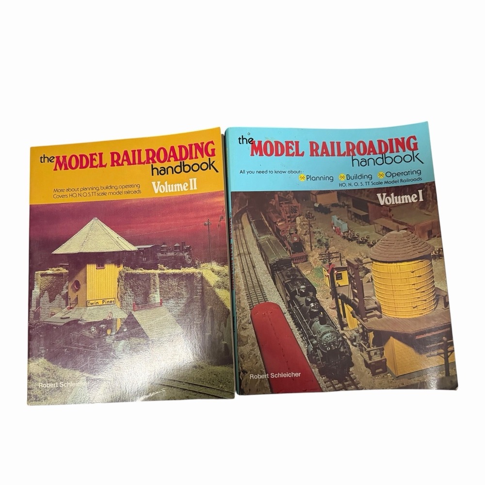 The Model Railroading Handbook Volume 1 & 2 Schleicher Planning Building Operate